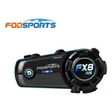   Intercomunicador Fx8 Air Bluetooth 5.0 Para Casco De Moto
