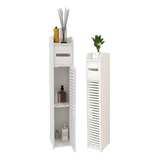 Mueble Organizador De Baño 3 Compartimientos Blanco