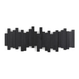 Sticks - Cabideiro Flip Com 5 Ganchos Preto - Umbra