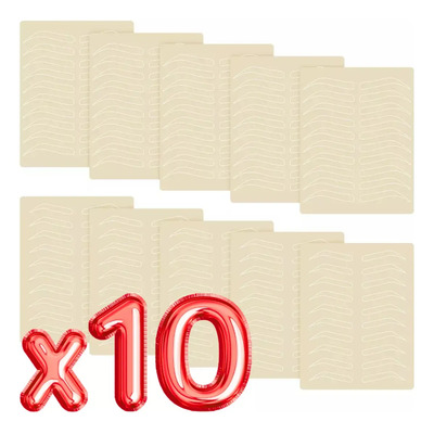 10 Piel Sintética Práctica Microblading Diseño Ceja Sintinta Color Beige | MercadoLibre