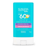 Sunless Baby Protetor Solar Fps60 Stick 15g