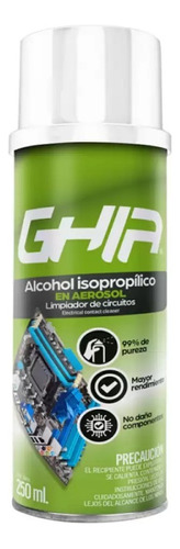 Alcohol Isopropílico En Aerosol Ghia 250ml