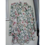 Camisa Mujer  Indian Style  Xl Flores Nueva