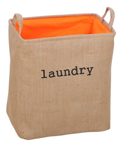 Cesta Canasto Almacenamiento Ropa Sucia Laundry Beige