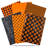 Papel De Seda De Halloween 6 Diseños Naranja Y Negro, ...