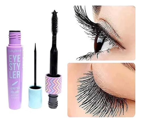 Mascara Y Delineador Liquido 2 En 1 Eye Styler  By Ruby Rose