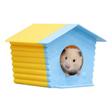 Casinha Para Hamster Colorida De Plástico