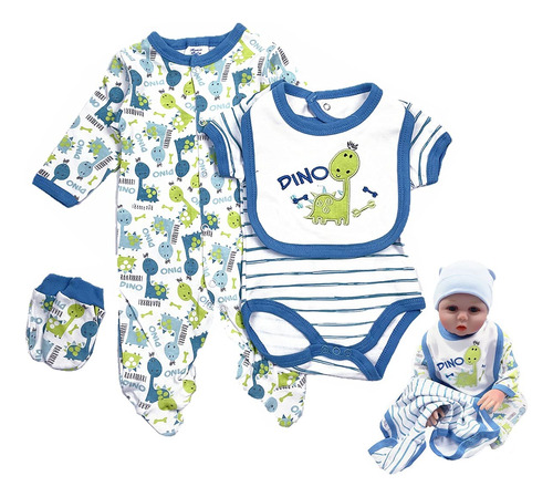 Ropa De Muñecas Reborn Para Bebé Niño De 22 Pulgadas, Tr.