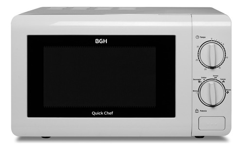 Cocina Microondas Bgh 20l Mecanico Blanco