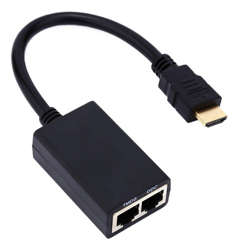 30 M Hdmi Sobre Rj45 Cat5e Cat6 Lan Ethernet Balun Extensor