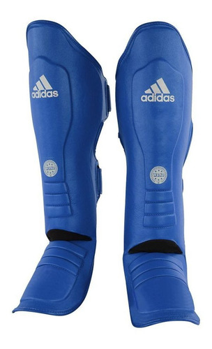 Caneleira adidas Kick Boxing Wako Approved Azul