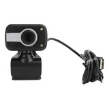 Cámara De Ordenador Usb Clipon Webcam Con Micrófono Y Puerto