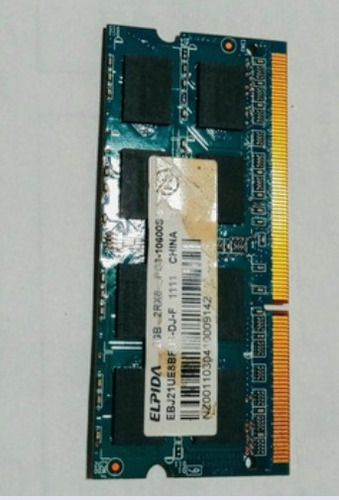 Memoria Sodimm Ddr3 1333 2gb Elpida