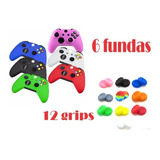 6 Fundas Silicon Para Control Xbox One Y 12 Grips