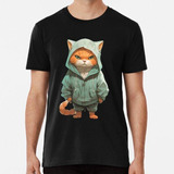 Remera Orange Tabby Cat Usa Sudadera Con Capucha De Color Me