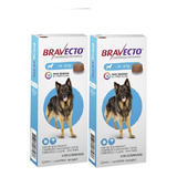 Bravecto Combo ( 2 ) Unid 20 A 40 Kg