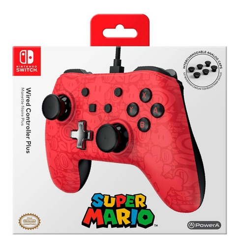 : Control Pro Alambrico Super Mario Nintendo Switch :. Bsg