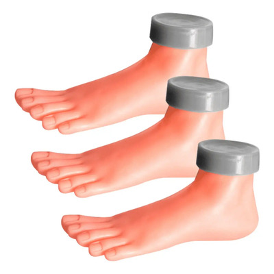 3 Pies De Práctica De Uñas Pedicura, Gel, Acrílico. Mc Nails | MercadoLibre
