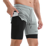 Pantalones Cortos Lixada Para Ejercicio, Gimnasio, Carrera R