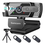  Webcam Con Micrófono Hd 1080p 