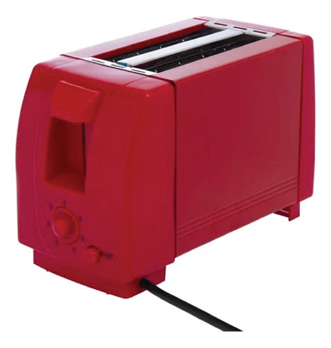 Tostadora Electrica Kanji Kjh-tm800seco1 Roja 2 Rodajas Color Rojo