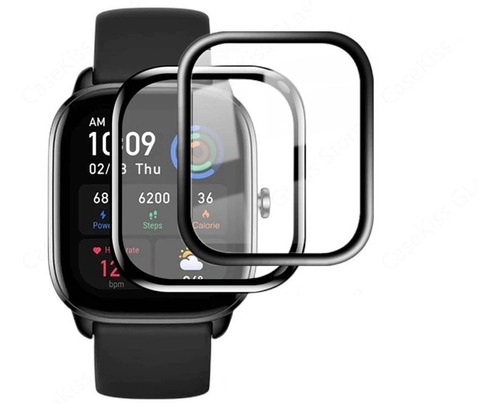 2x Películas 3d Nano Gel Para Xiaomi Amazfit Gts 4 Mini