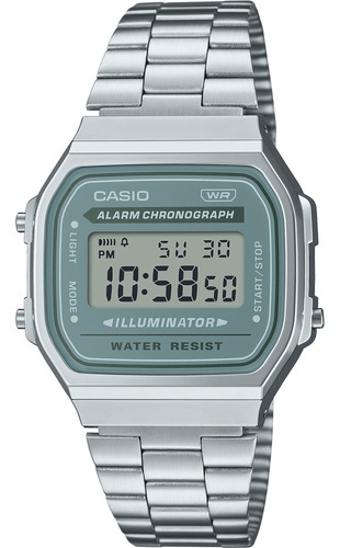 Relógio De Pulso Casio Digital  Vintage Casual A168wa-3aydf