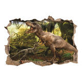 Vinilos Efecto Hueco 3d Dinosaurios - Cali - 1m X 60cm  