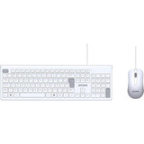 Kit Soft Teclado + Mouse Usb 2m Branco Pcosf2w Abnt2 Pcyes