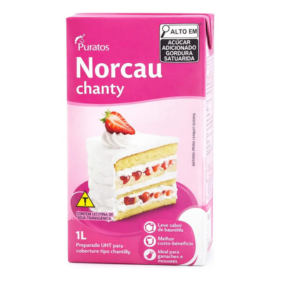 Chantilly Chanty 1 Lt Tradicional Puratos Norcau Confe Sabor | MercadoLivre