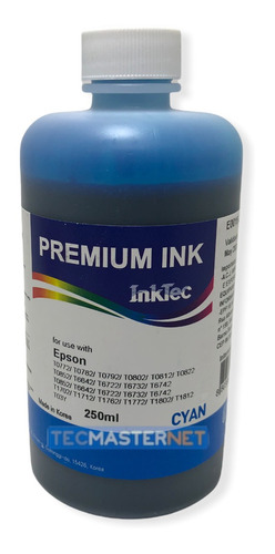 Tinta Compatível Com Epson L355 L365 L375 L396 250ml E0010