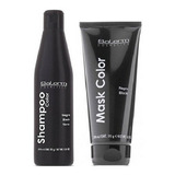 Salerm Shampoo Y Mascarilla Color Negro Teñidos Matizador