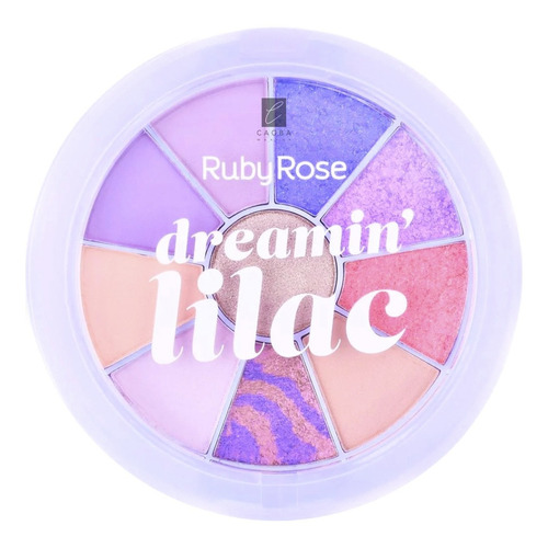 Paleta De 10 Sombras Dreamin' Lilac Ruby Rose Original 