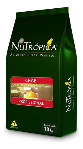 Nutrópica Crae Ração Criador Reprodução Alta Energia 10kg