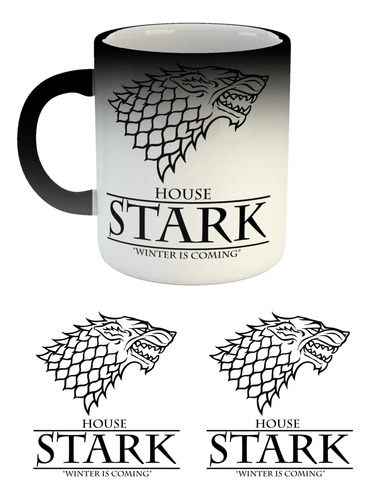 Taza Mágica Game Of Thrones Stark |de Hoy No Pasa| 5