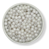 Perlas Cuentas Plásticas Blancas 6mm 25gr 240u Armar Bijou