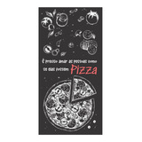Adesivo Papel Parede Pizzaria Pizza Itália Massa Pasta 2m