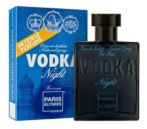 Perfume Vodka Night 100ml Paris Elysees - Original
