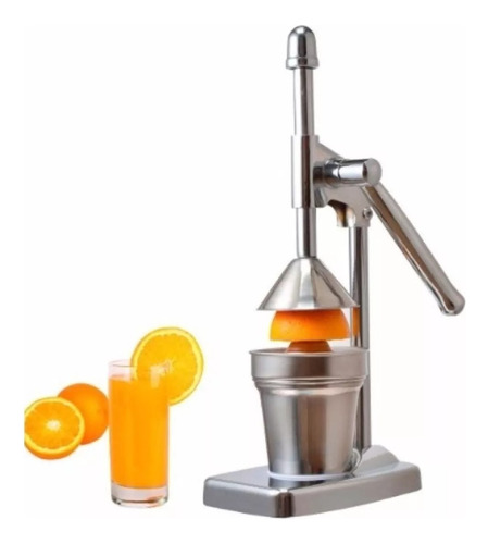 Exprimidor Jugo Manual Acero Inoxidable Naranja 