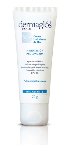 Crema Dermaglos Hidratante Dia Fps 20 Piel Normal 70 G