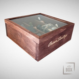 Caja De Madera Para Regalos Con Personalizado Y Tapa Cristal