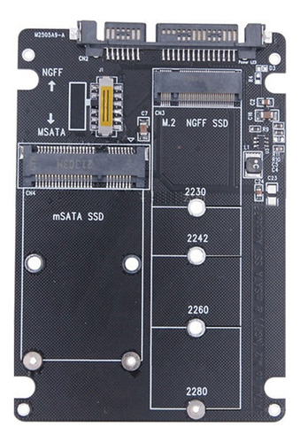 ' Adaptador De Estado Sólido M.2 Ssd A Sata3 Ngff Msata A