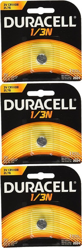 Duracell Dl1/3n Cr1/3n - Pilas De Litio De 3 V, Pack De 3