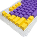 Keycaps Set Color Amarillo + Morado