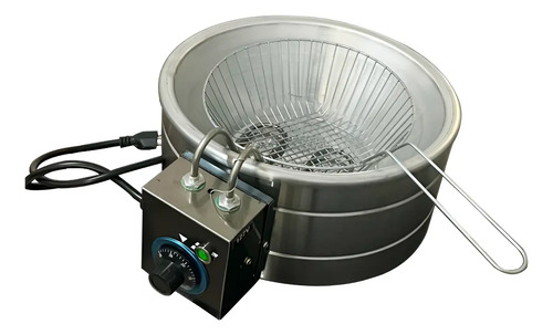 Tacho De Pastel Elétrico 3 Lts Novo 110v Inox Frete Grátis  | Frete grátis