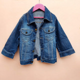 Campera Jean Nena Impecable Semi Elastizada Corta 10 11 Años