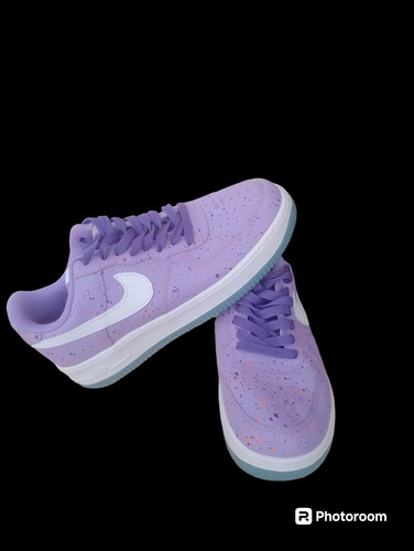 Zapatillas Nike Air Force1 Lilas Salpicadas