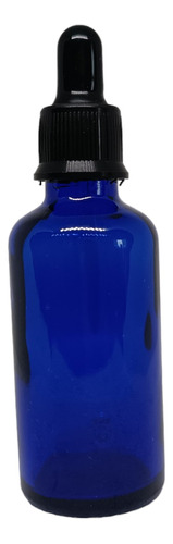 Envase Gotero De Vidrio Azul 50 Ml Por 10 Und