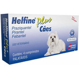 Helfine Plus Para Cães Vermífugo Com 5 Caixas