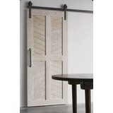 Puerta Granero 110x210 Doble Fax Kit Premiun 